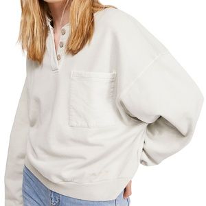 BDG Urban Outfitters Henley Sweatshirt S